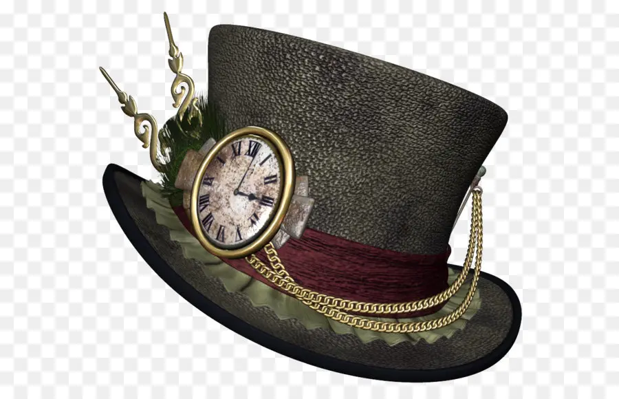 Topi Steampunk，Jam PNG