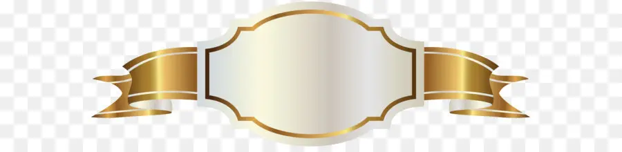 Emas，Putih Label Produk PNG