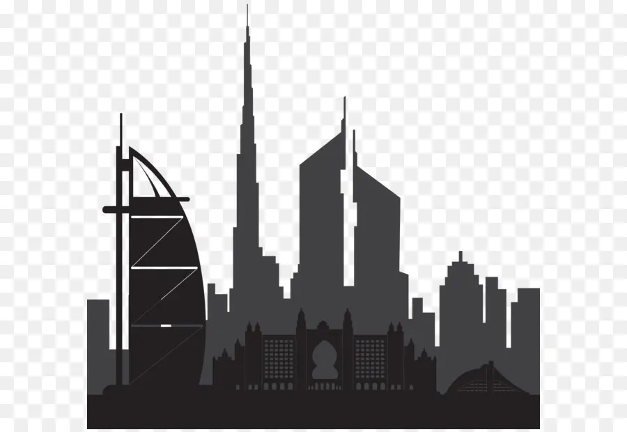 Dubai，Siluet PNG