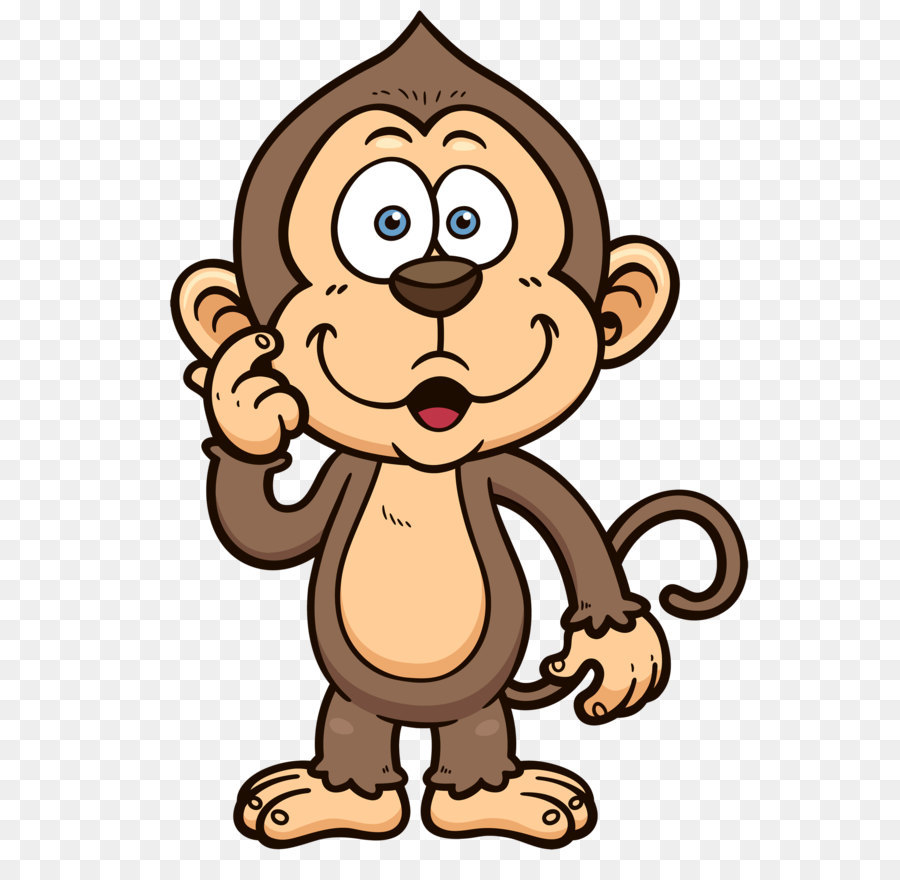 Bayi Monyet Kartun  Monyet gambar  png