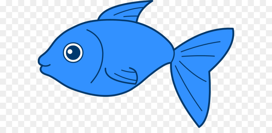 Ikan，Biru PNG