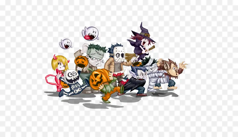 Karakter Halloween，Kostum PNG