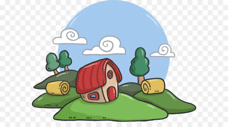 Rumah Doodle，Kartun PNG