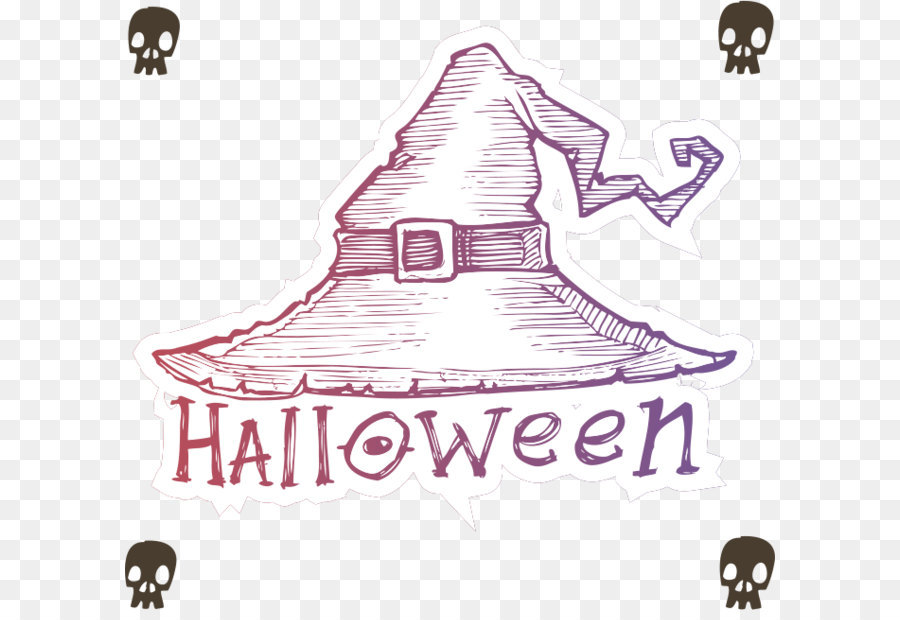 Topi Penyihir，Hallowen PNG