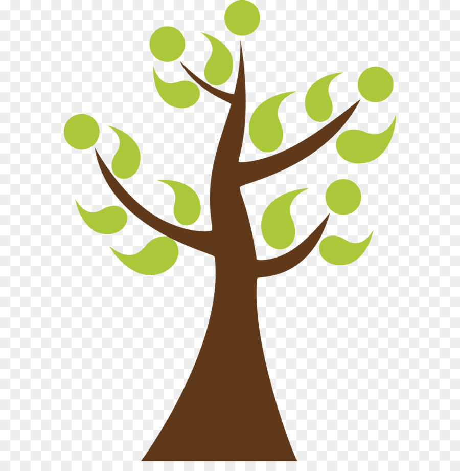 Pohon，Stiker Dinding PNG