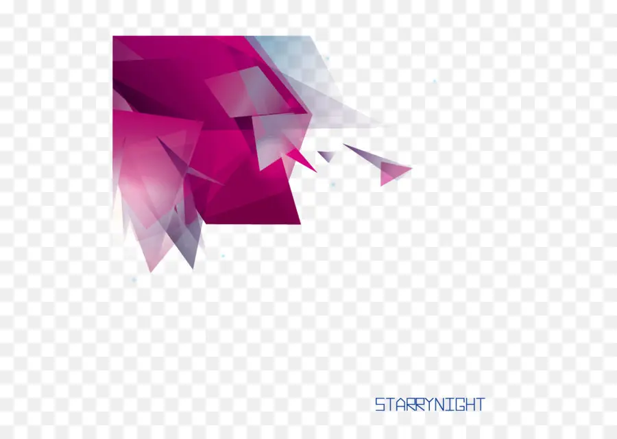 Desain Merah Muda Abstrak，Geometris PNG