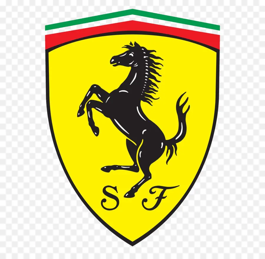 Logo Ferrari，Mobil PNG