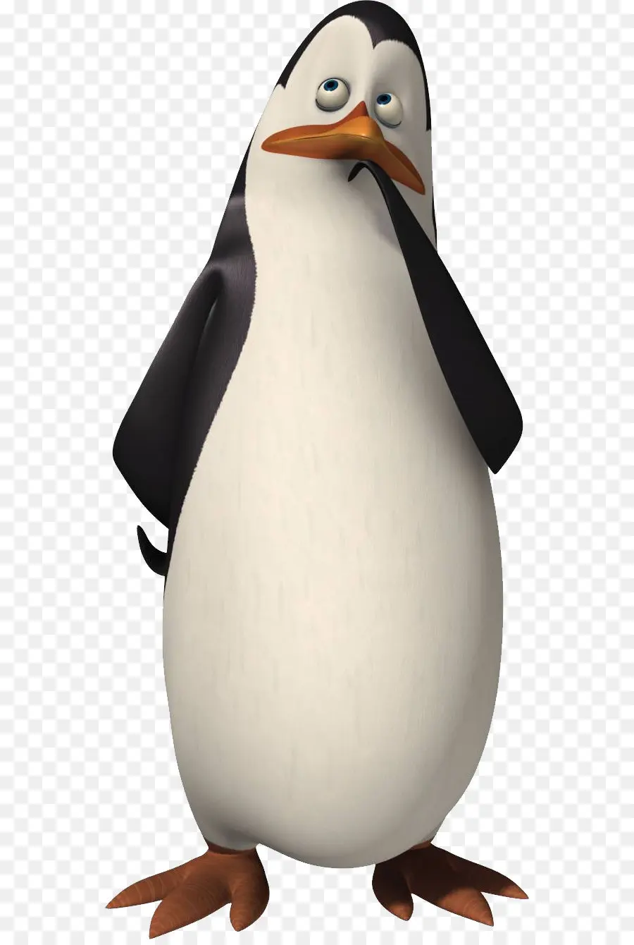 Penguin Kartun，Hitam Dan Putih PNG