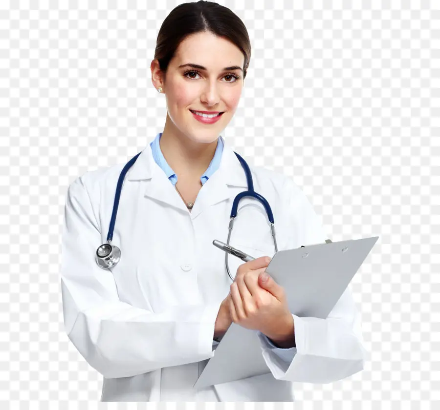 Dokter Wanita Dengan Clipboard，Dokter PNG