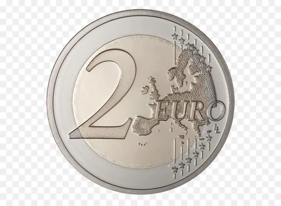 2 Koin Euro，Euro PNG