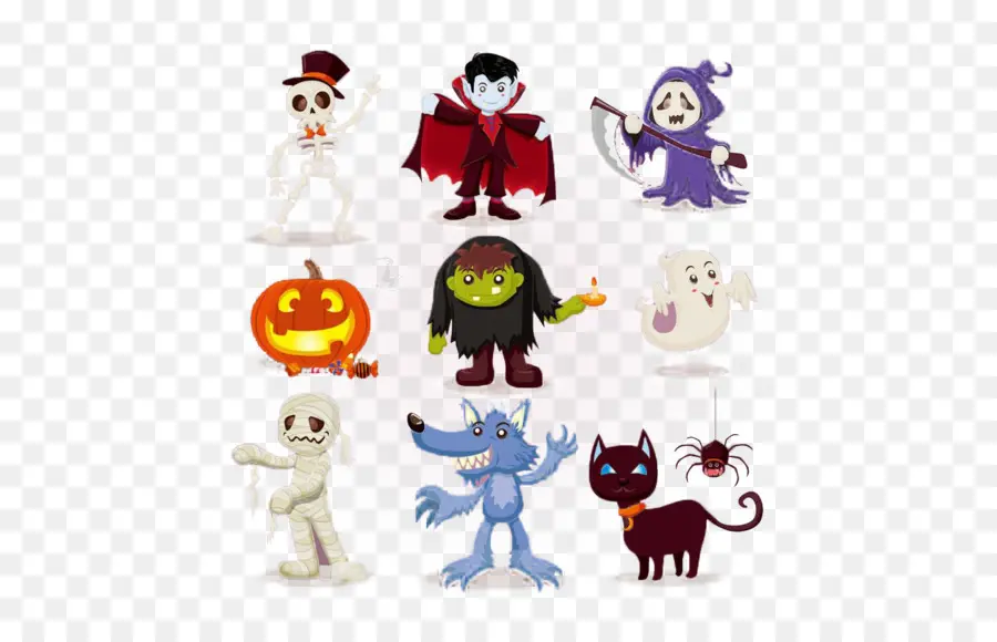 Karakter Halloween，Monster PNG