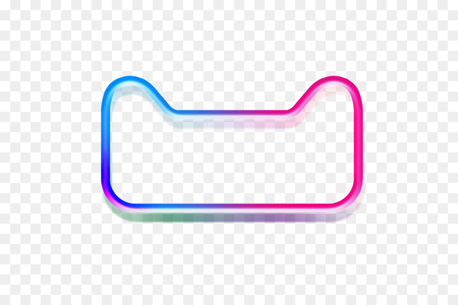 Bingkai Neon，Berwarna Warni PNG