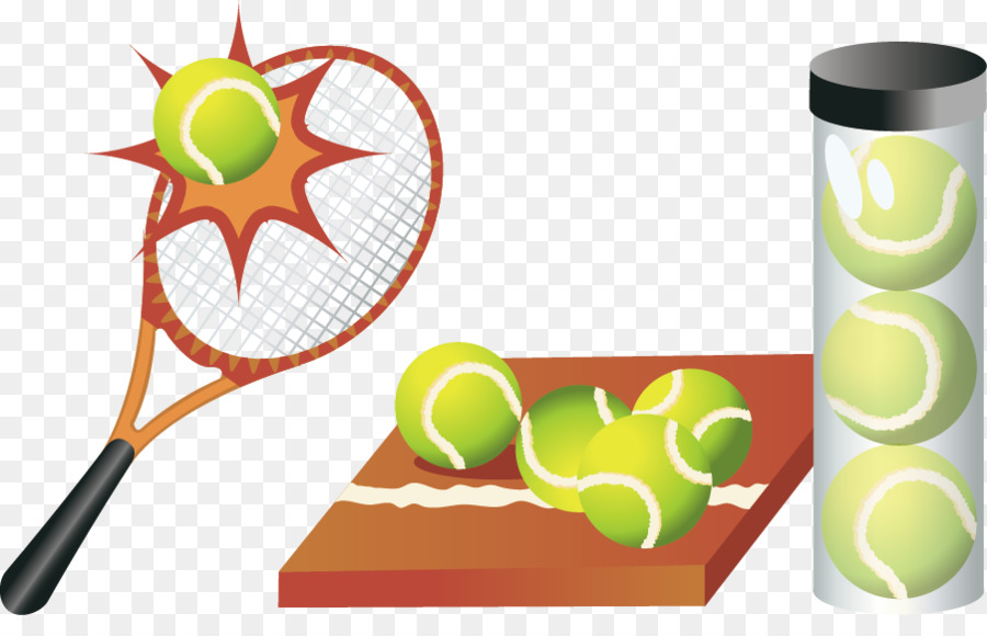 Tenis，Raket PNG