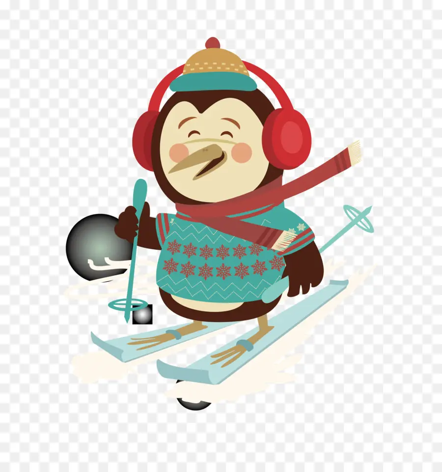 Ski，Kartun PNG