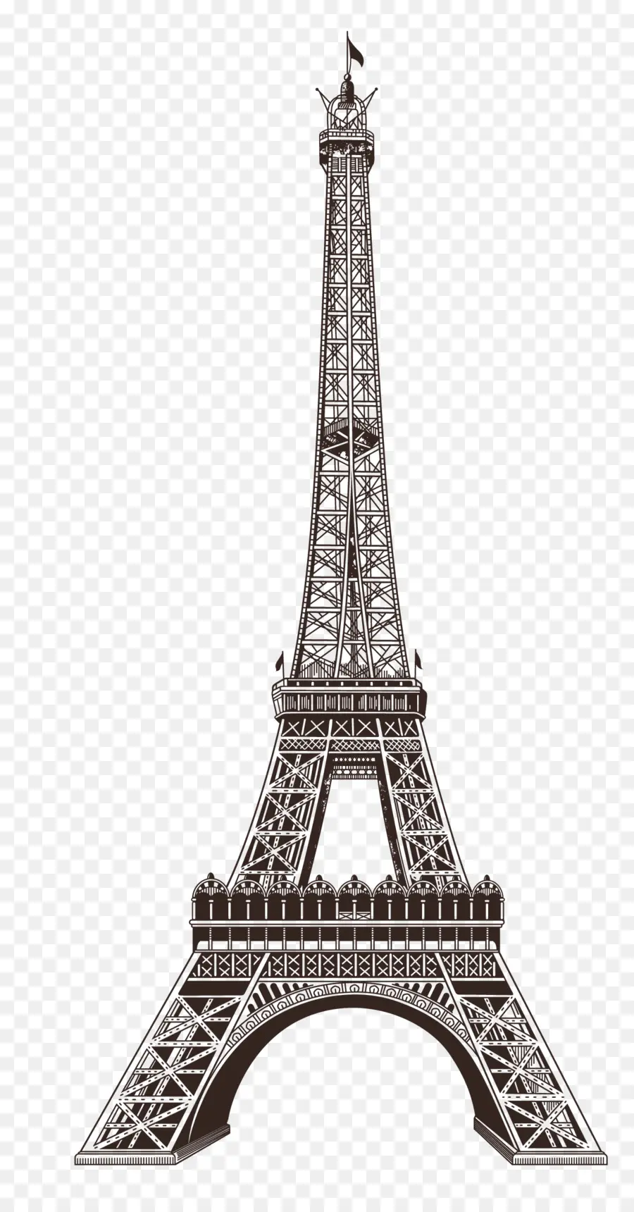 Menara Eiffel，Champ De Mars PNG