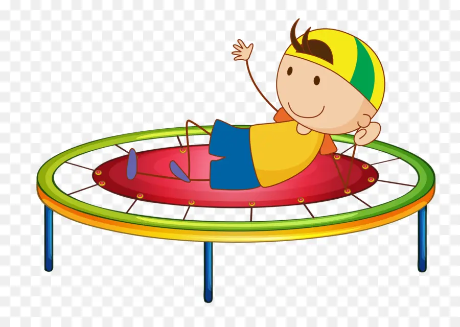 Trampolin，Melompat PNG