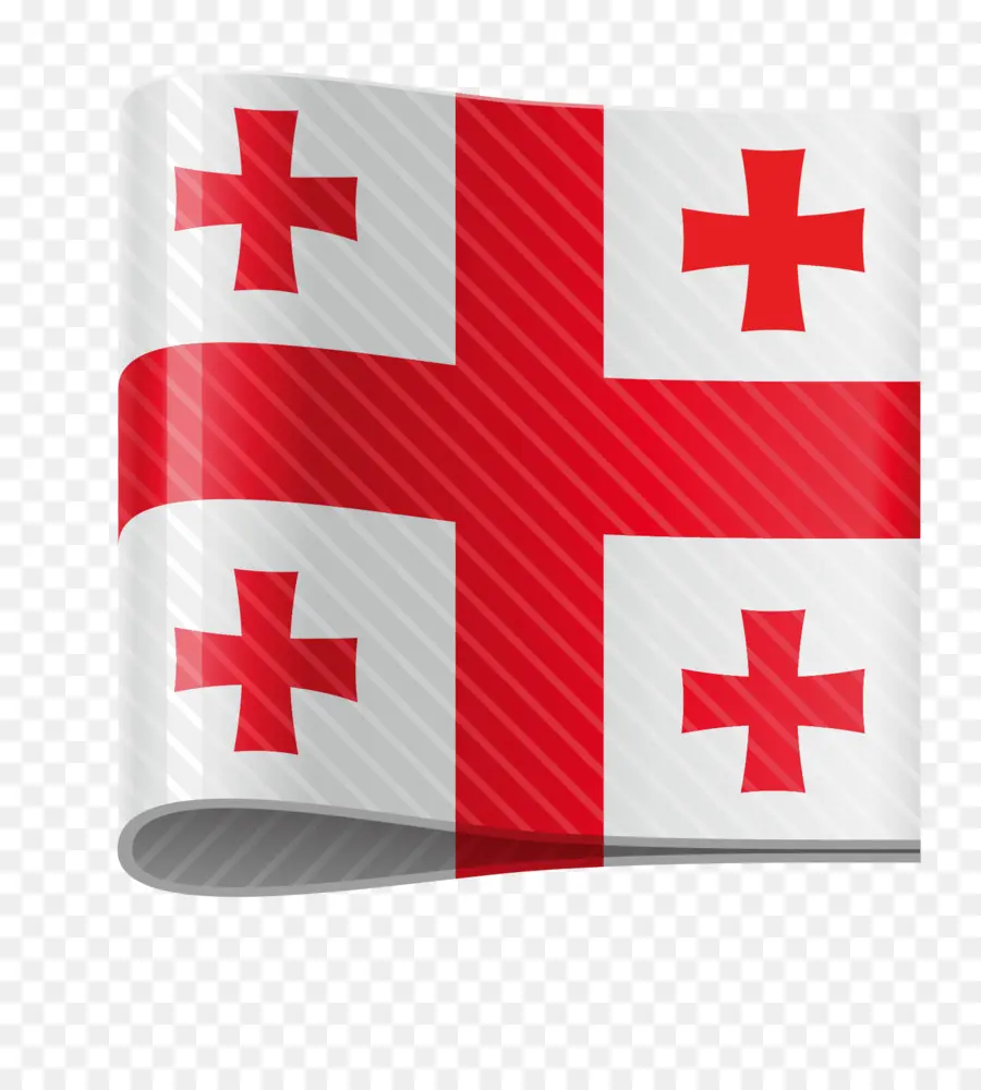 Georgia，Bendera Nasional PNG