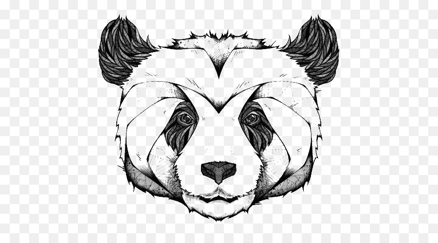 Wajah Panda，Panda PNG