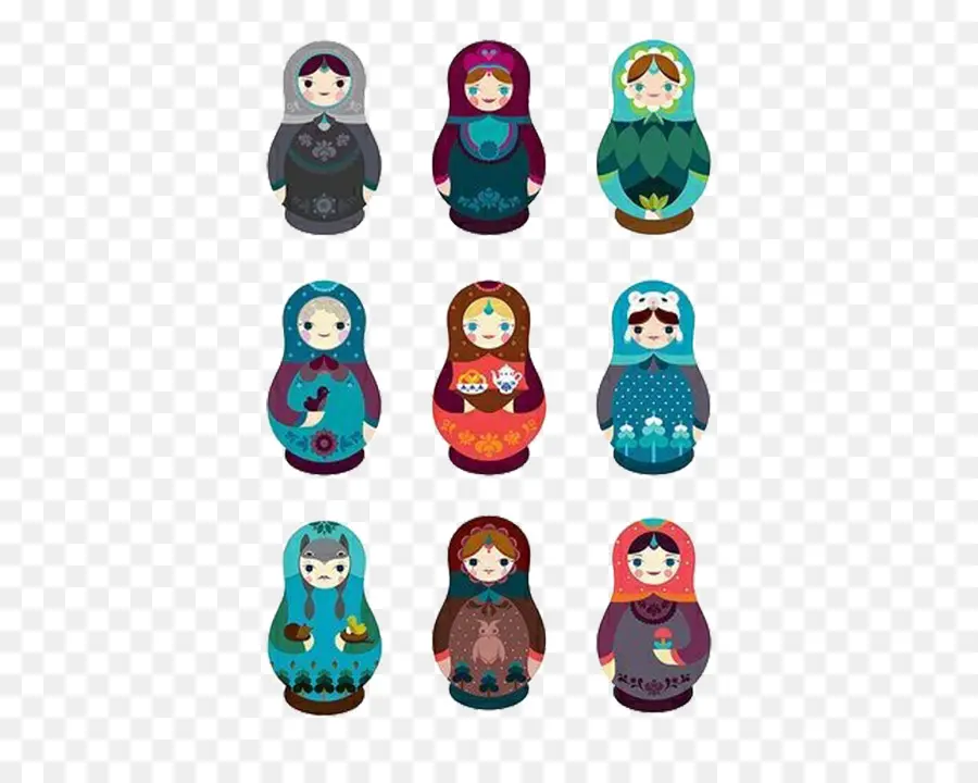 Boneka Matryoshka，Rusia PNG