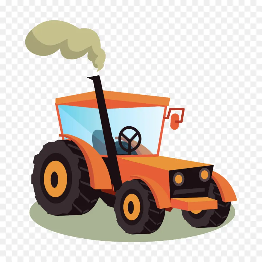 Traktor，Mesin Pertanian PNG