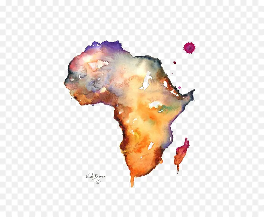 Afrika，Peta PNG