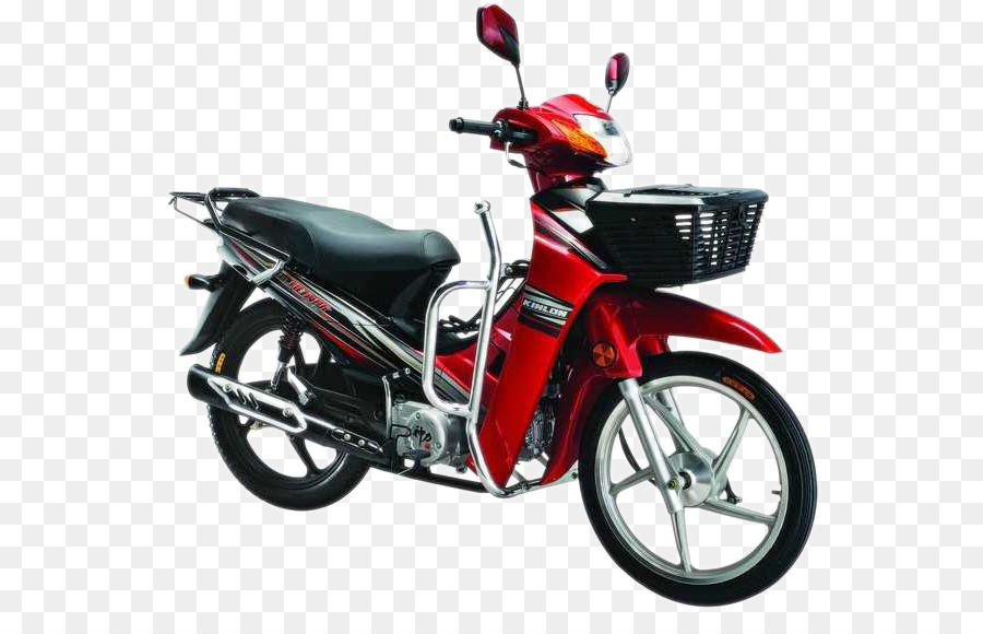 Sepeda Motor Merah，Skuter PNG