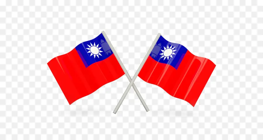 Bendera Taiwan，Bendera Bersilang PNG