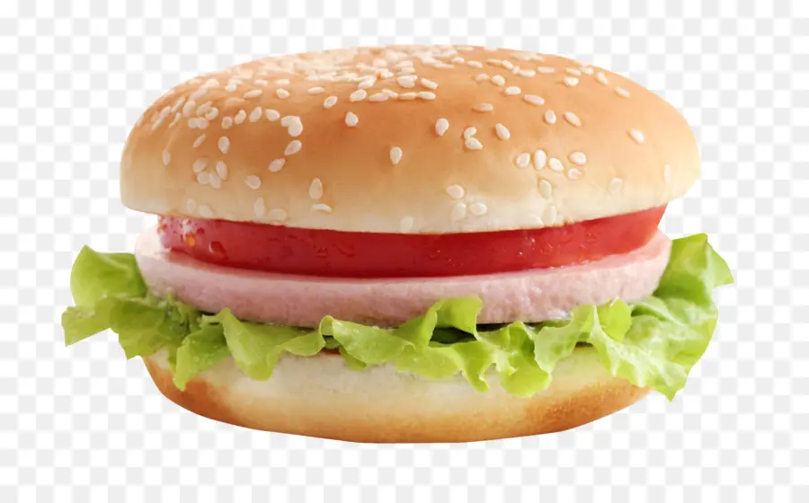 Hamburger，Vegetarian Burger PNG