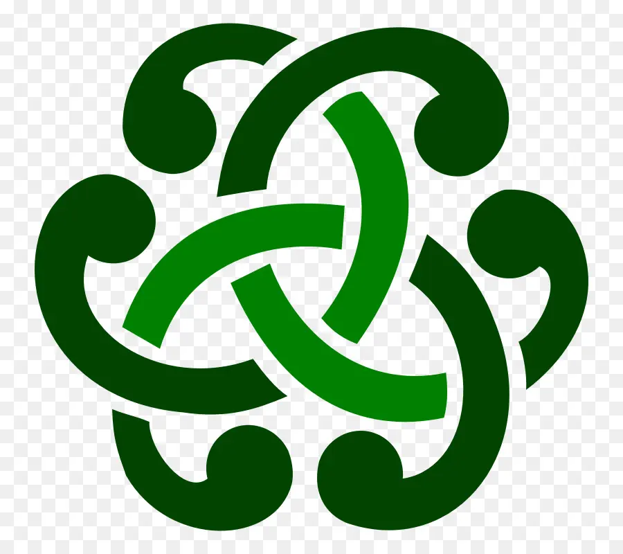 Simpul Celtic，Hijau PNG