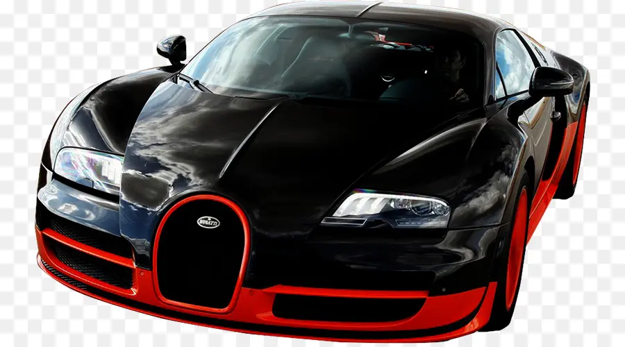 Mobil Sport Hitam Dan Merah，Bugatti PNG