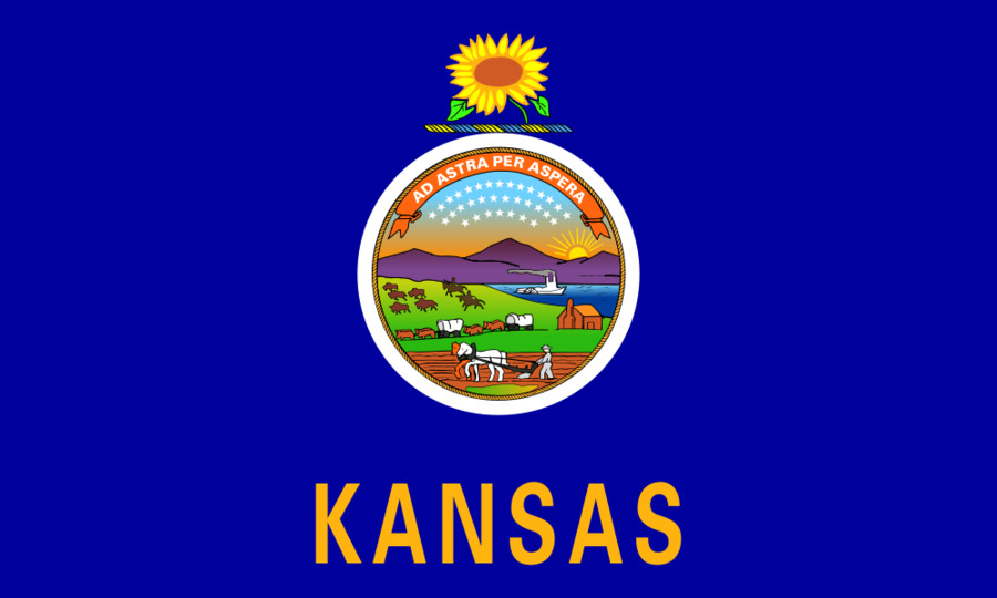 Kansas，Bendera Kansas PNG