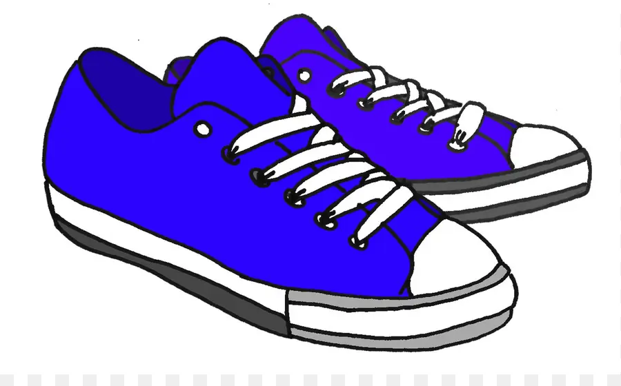 Sepatu Kets Biru，Sepatu PNG