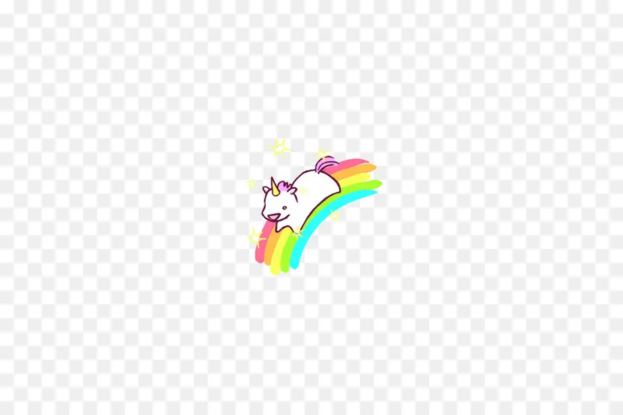 Unicorn，Pelangi PNG