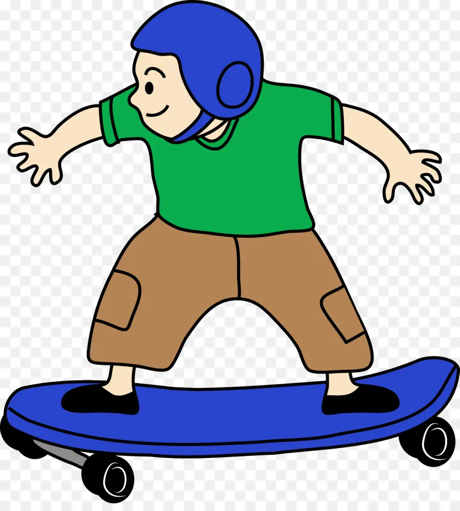 Pemain Skateboard，Helm PNG