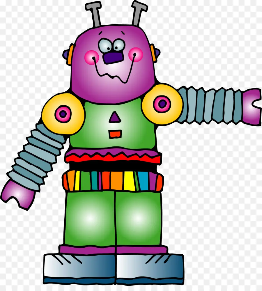 Robot Berwarna Warni，Berwarna Warni PNG