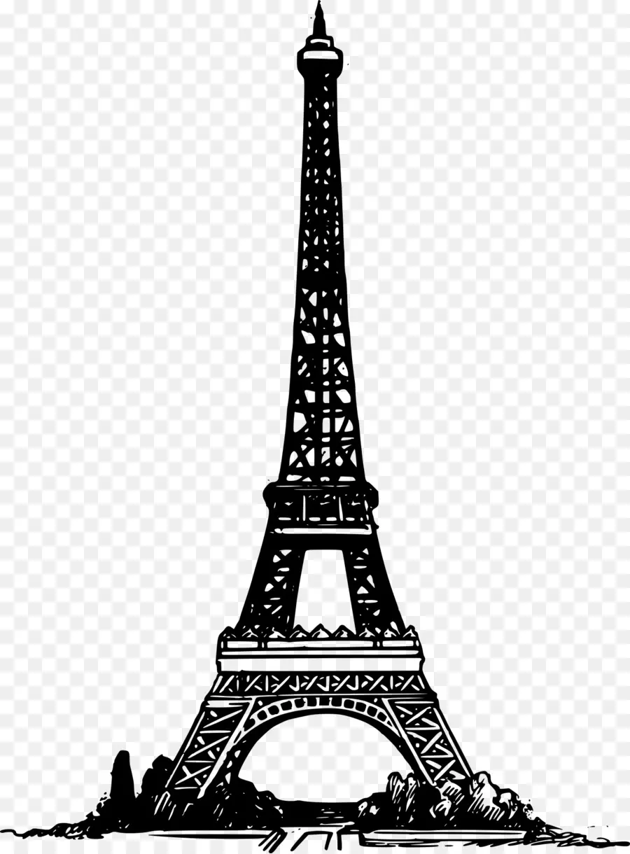 Menara Eiffel，Pixabay PNG