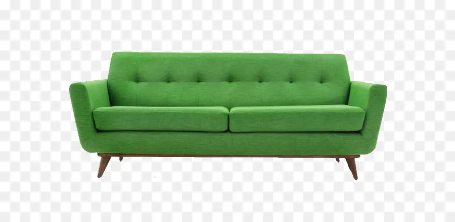 Sofa Hijau，Sofa PNG