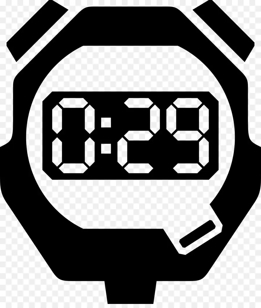 Stopwatch Digital，Pengatur Waktu PNG