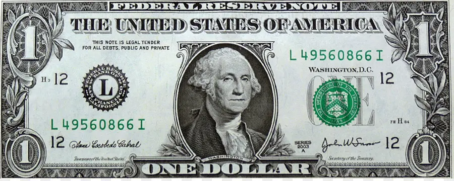 Amerika Serikat Onedollar Tagihan，Dolar Amerika Serikat PNG