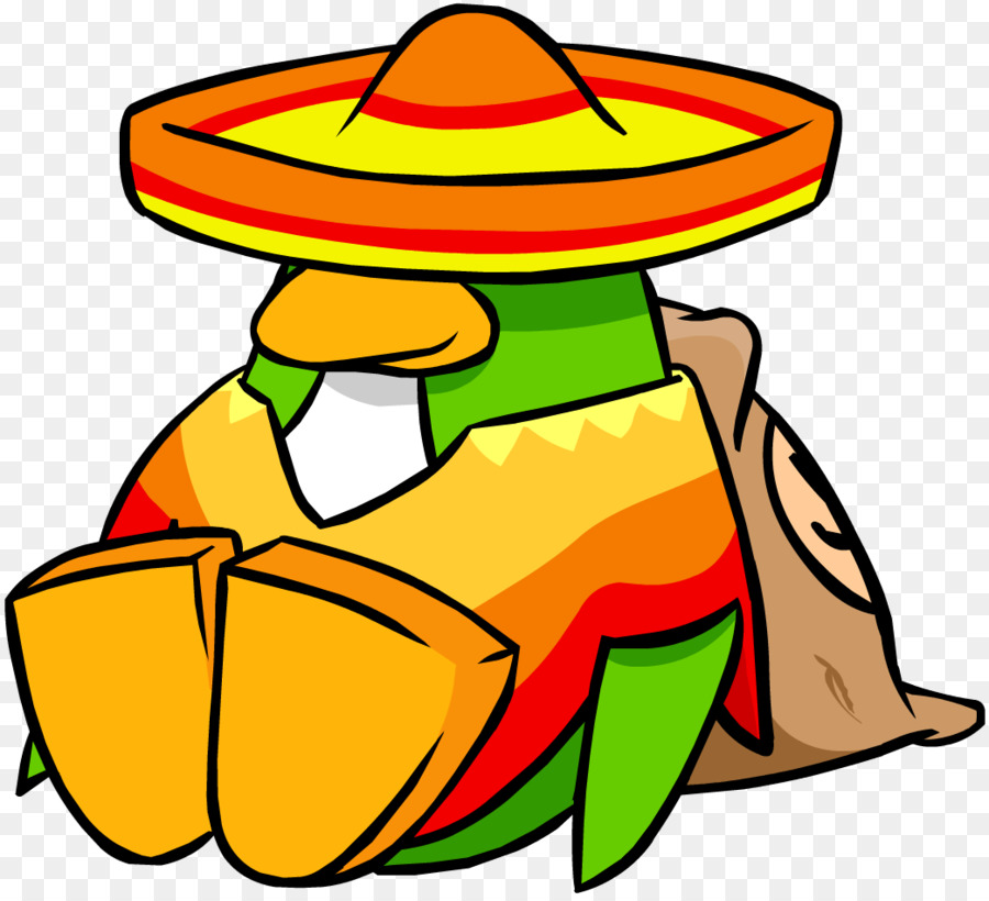 Penguin Dengan Sombrero，Topi PNG