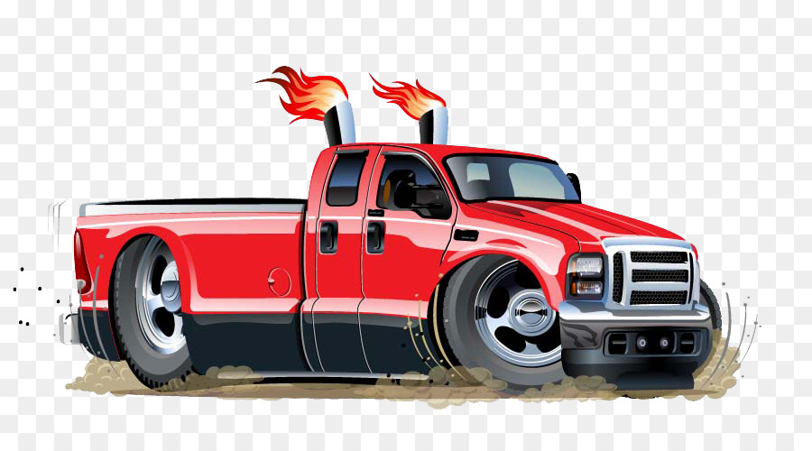 Mobil Pick Up Gambar Kartun / Hand Drawn Cartoon Car Illustration Cartoon Truck Blue Pickup Truck Cartoon Truck Png And Vector With Transparent Background For Free Download