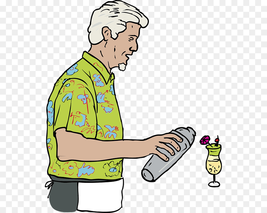 Koktail，Bartender PNG