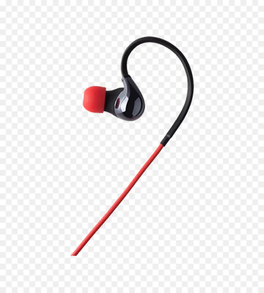 Earphone Merah Dan Hitam，Kabel PNG