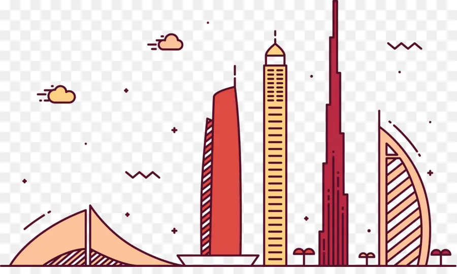 Burj Khalifa，Burj Al Arab PNG