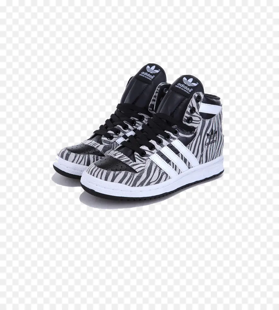 Sepatu Kets Bermotif Zebra，Alas Kaki PNG