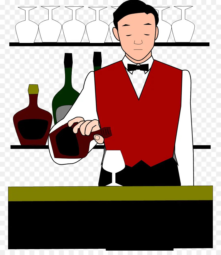 Koktail，Bartender PNG