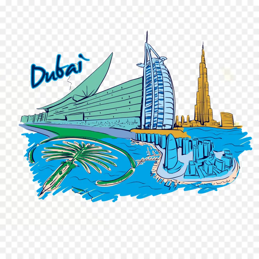 Landmark Dubai，Burj Al Arab PNG