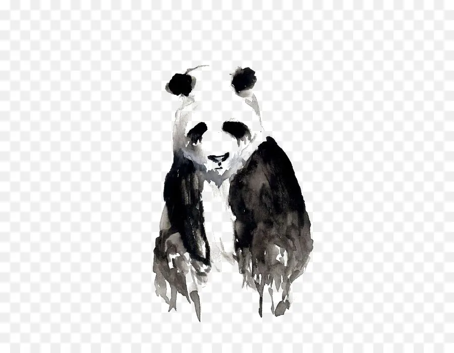 Lukisan Panda，Hewan PNG