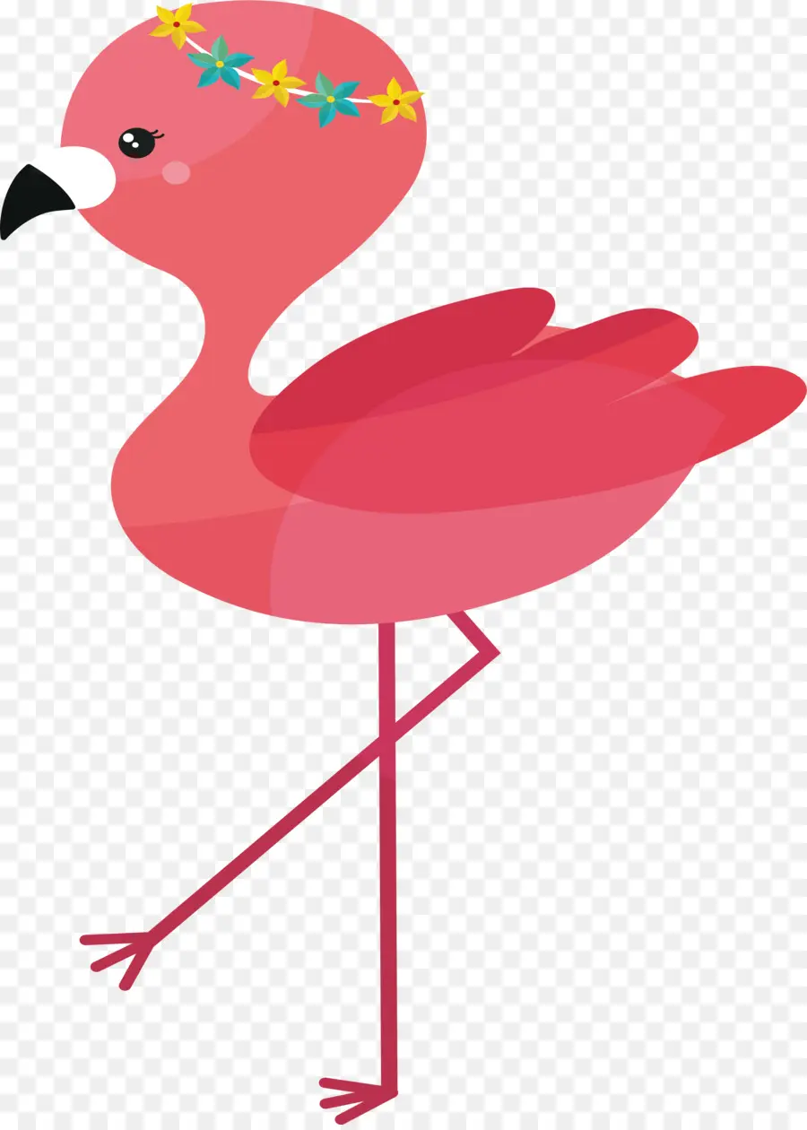 Flamingo，Dikemas Postscript PNG