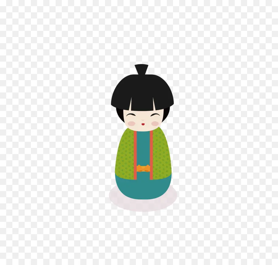 Boneka Kokeshi，Jepang PNG